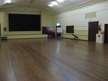 Dorrigo Hall inside