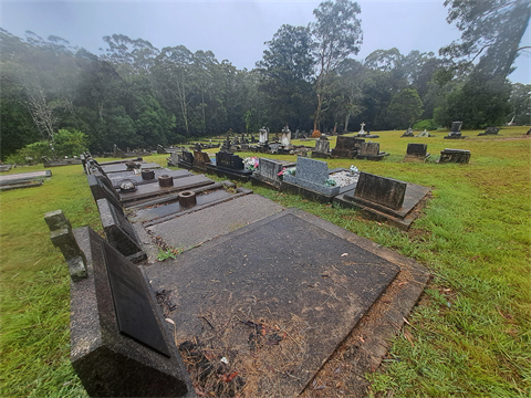 Landscape shot of Cemetery