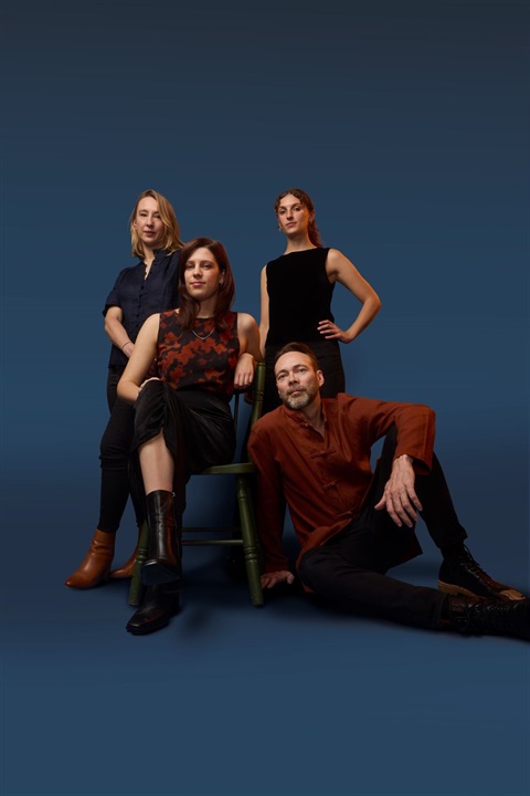 Matthew Ottignon with Lauren Tsamouras, Hannah James & Holly Connor.jpg