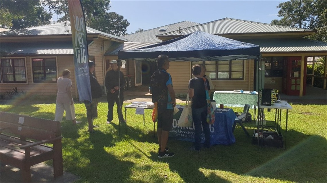 Neighbourhood centre stall in Park