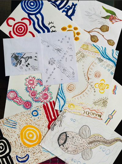 Children's artwork for the Bielsdown footbridge project.png