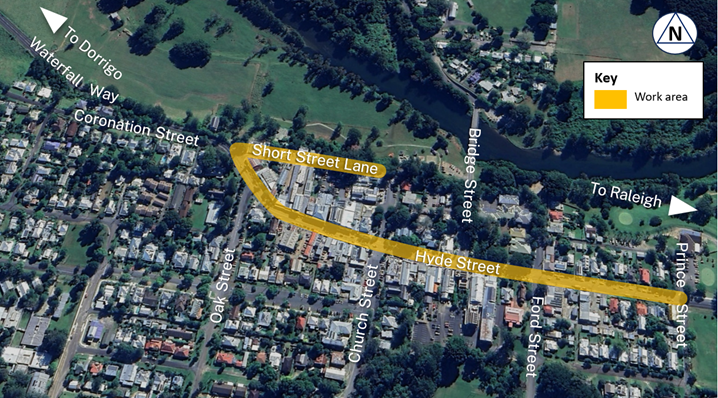Map of Works Area - Hyde St and Short St Lane.png